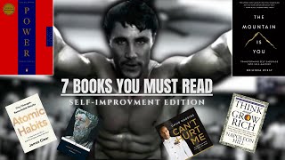 7 BOOKS YOU MUST READ FOR SELFIMPROVEMENT [upl. by Oer]