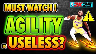 AGILITY is USELESS  NBA 2K25 Best Build [upl. by Anelliw]