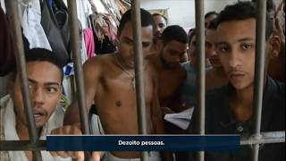 Detentos criam favela dentro de penitenciária no Recife PE [upl. by Baiss59]