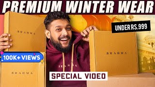 BEST WINTER WEAR  Hoodies Sweatshirts  UNDER 1000 FOR MEN 🔥 Haul Review 2023  ONE CHANCE [upl. by Ilyk184]