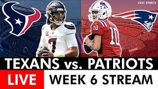 Houston Texans vs New England Patriots Stream  Scoreboard PlayByPlay amp Highlights  NFL Week 6 [upl. by Rebmyk426]