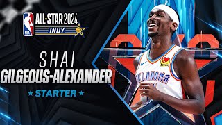 Best Plays From NBA AllStar Starter Shai GilgeousAlexander  202324 NBA Season [upl. by Analim]