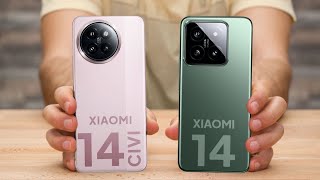 Xiaomi 14 CIVI vs Xiaomi 14  Which One Is Best [upl. by Yeldarb]