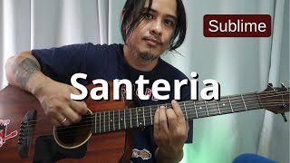 Santeria reggae chords guitar tutorial and lessons  Sublime [upl. by Essy156]