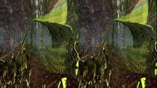 3D Stereoscopic Demo Wonderful World of Fractal Mathematics [upl. by Lilac]