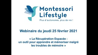 Webinaire quotLa Récupération Espacéequot [upl. by Valeria]