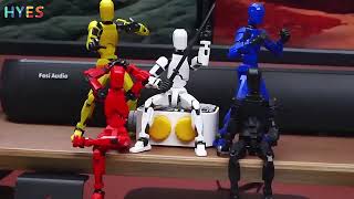 Multi jointed Movable Shapeshift Robot 3d Printed Dummy Action Model Character Figures Toys [upl. by Leunamne]