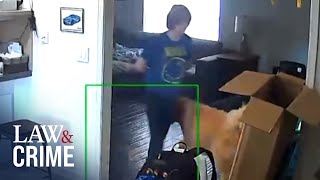 Horrifying Surveillance Footage Shows Moments After Carly Gregg Allegedly Shot Her Mom [upl. by Enitsirt770]