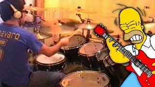 Vadrum Meets The Simpsons Drum Video [upl. by Akinak]