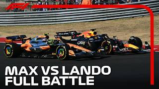 Lando Norris and Max Verstappen’s Duel In Austin  Extended Battles [upl. by Nirrak668]