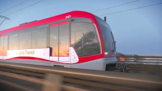 Calgary Transit  New CTrain design options [upl. by Damha207]