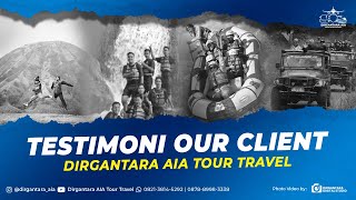 TESTIMONI DIRGANTARA AIA TOUR AND TRAVEL [upl. by Eelasor]