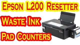 Epson L200 Resetter Waste Ink Pad Counters By AMS TECH [upl. by Gilpin176]