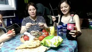 türkçe Terasta Kuzu Kaburga mukbang [upl. by Armillas]