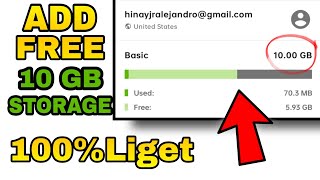 ADD FREE 10GB STORAGE IN YOUR CELLPHONE 100 LEGIT  HOW TO ADD FREE STORAGE IN YOUR CELLPHONE [upl. by Omidyar849]