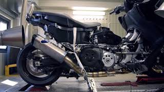 Termignoni SOUND Yamaha TMax 530 1718 scarico completo acciaio inox titanio omologato Euro 4 [upl. by Annahsohs]