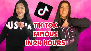 Recreating VIRAL TikToks Challenge Charli DamelioTIK TOK FAMOUS IN 24 HOURSPart 2 [upl. by Tadeas510]