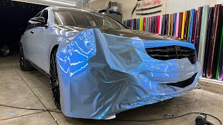 Mercedes S550 Bumper Wrap live [upl. by Eilloh668]