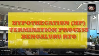 Hypothecation HP termination from RC procedure RTO Karnataka [upl. by Atsirt74]