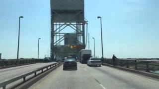 Disabled bus on the Cape Fear Bridge [upl. by Ait867]