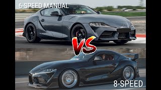 2020 AUTOMATIC Supra VS 2023 MANUAL Supra [upl. by Nyraf307]