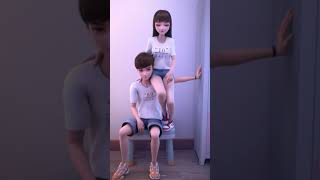 Leer and Guoguo PART  43  Cute Couple Video💑💞Chinese Cartoon Status Cute Animation Video😍🥀For You💖 [upl. by Lammond330]