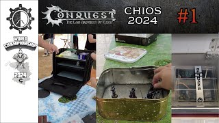 Conquest Worlds 2024 Chios Competitors and transport cases [upl. by Onileba914]