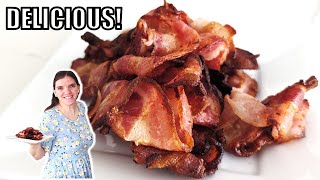 The BEST Air Fryer Bacon  Quick Easy amp CRISPY [upl. by Ardnasirhc802]