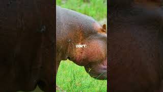 Hippo Facts animals wildlife youtubeshorts explore explorepage [upl. by Aelat]