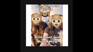 Blind Deaf and Mute Baking Challenge [upl. by Anailil636]