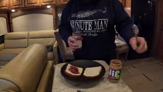 Jam on it Peanut Butter amp Jelly Sandwich with Creamy Jif amp Smuckers Reduced Sugar Strawberry Jam [upl. by Ariaes]