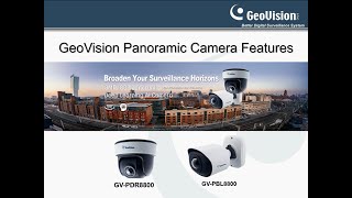 Panoramic Surveillance Camera  Wideangle coverage with AI  GeoVison GVPDR8800 amp GVPBL8800 [upl. by Haslett]