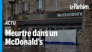 Un homme tué par balles au McDonalds de la porte de Clignancourt [upl. by Benji424]