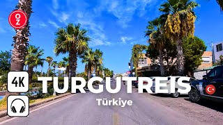 TURGUTREIS  Türkiye 🇹🇷 4K Driving Tour to Gümüşlük in Bodrum [upl. by Naihs243]