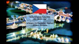 Nationalhymne Tschechien  Kde domov můj  KlarinettenQuartett [upl. by Derzon130]