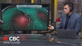 First signs of bomb cyclone impact as winds pick up along Vancouver Island coast [upl. by Avehs10]