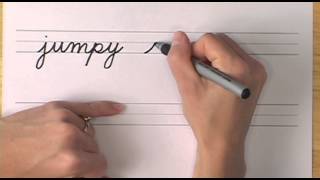 How To Write in Cursive  Lesson 21  A complete Course  FREE Worksheets [upl. by Nabalas]