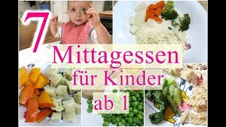 7 Mittagessen Ideen I das isst meine 1 jährige Tochter I Food Diary [upl. by Malena]