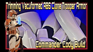 Trimming Vacuformed ABS Clone Trooper Armor [upl. by Hatfield]