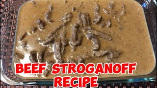 BEEF STROGANOFF RECIPE EASY TO MAKE [upl. by Pierson]