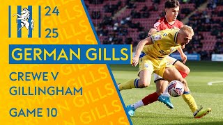 Crewe Alexandra vs Gillingham  German Gills Show  05102024  Highlights [upl. by Eleazar502]