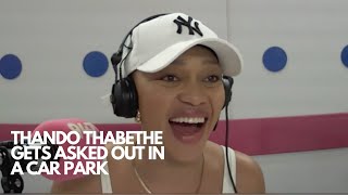 Thando Thabethe meets a man in a car park [upl. by Davina]