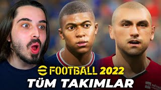 eFOOTBALL 2022de TÜM TAKIMLARIN KİLİDİNİ AÇMAK  eFOOTBALL 2022 YENİ GÜNCELLEME PC [upl. by Lombardy255]