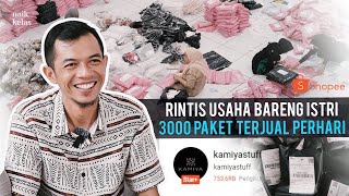 Sukses Dari Bisnis Online  Rintis Usaha Bareng Istri Hingga Terjual 3000 Paket Perhari [upl. by Lelia119]