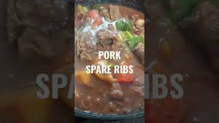 PORK SPARE RIBS  ASMR shorts spareribsrecipe Dhai Yan Vlogs [upl. by Demmy]