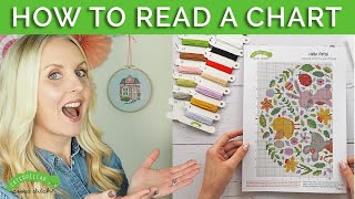 How to Follow a Cross Stitch Chart  10 Top Tips  Caterpillar Cross Stitch [upl. by Osei]