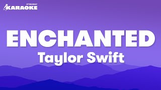 Taylor Swift  Enchanted Karaoke Version [upl. by Atirb638]