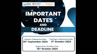 Call For Papers and Important Dates  LASMCER2024  𝐌𝐨𝐧𝐭𝐫𝐞𝐚𝐥 𝐂𝐚𝐧𝐚𝐝𝐚 [upl. by Nolahs334]