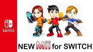 New Mii for Nintendo SWITCH  Mii maker  Miiverse [upl. by Linders]