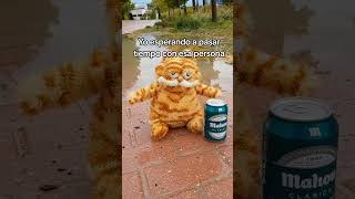 Consigue tu peluche de gato borracho en el link de la descripción gatos garfield mantecado [upl. by Trixy]